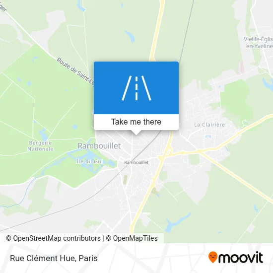 Rue Clément Hue map