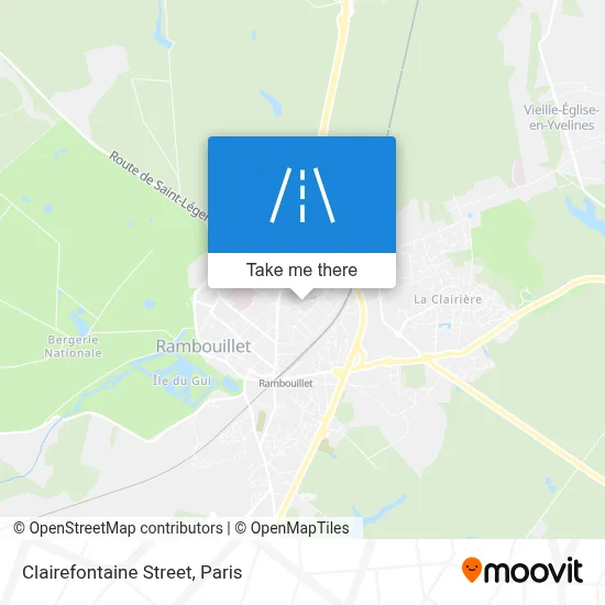 Rue de Clairefontaine map