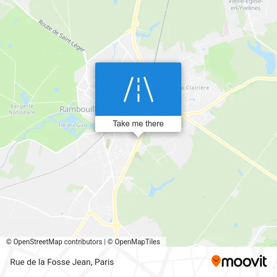 Rue de la Fosse Jean map