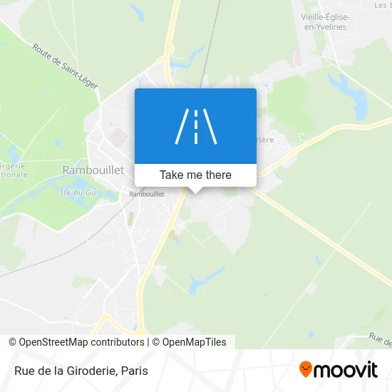 Rue de la Giroderie map