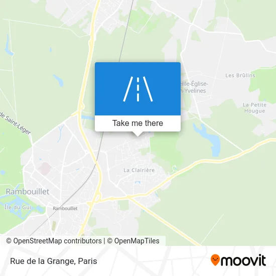 Rue de la Grange map