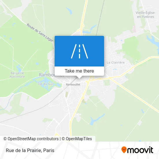 Rue de la Prairie map