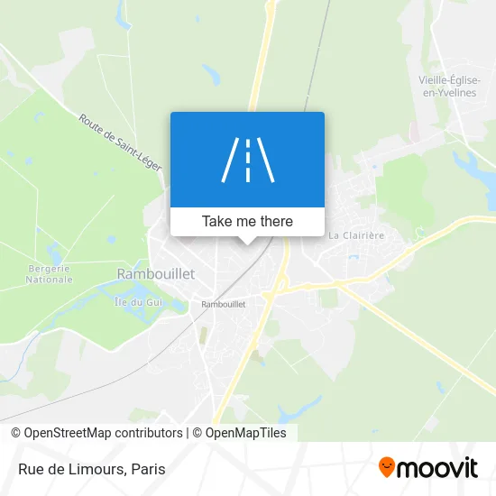Rue de Limours map