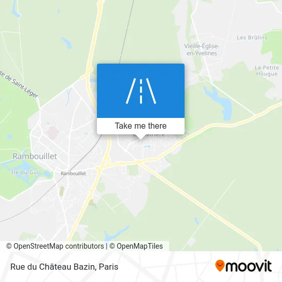 Rue du Château Bazin map
