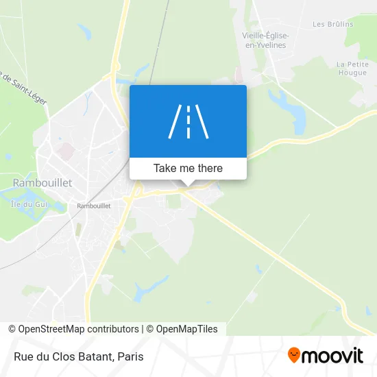 Rue du Clos Batant map