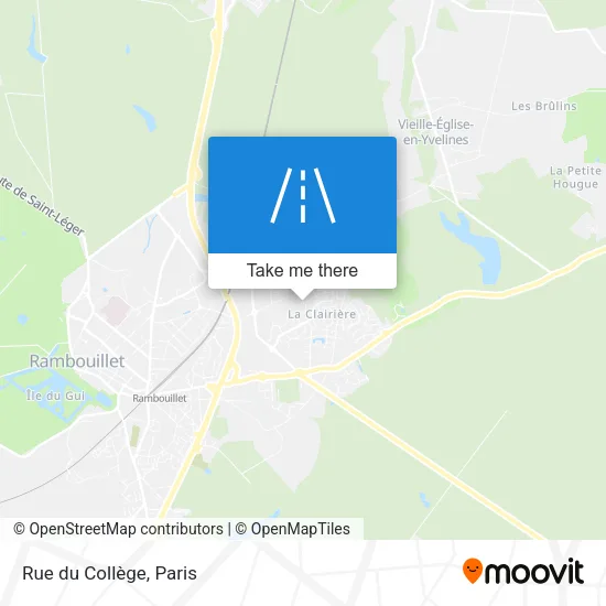 Mapa Rue du Collège