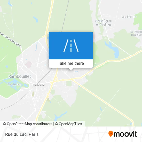 Mapa Rue du Lac