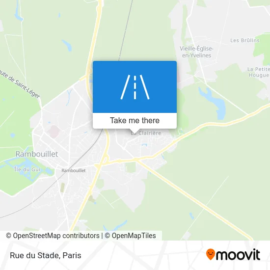 Mapa Rue du Stade