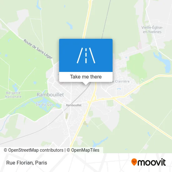 Rue Florian map
