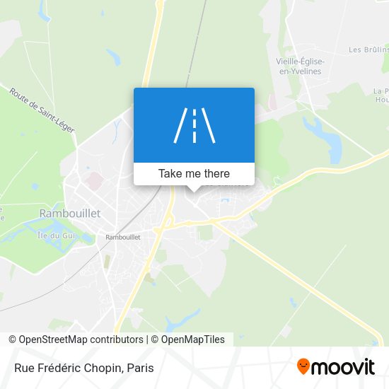Rue Frédéric Chopin map
