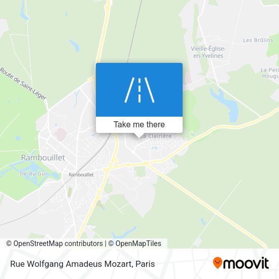Rue Wolfgang Amadeus Mozart map