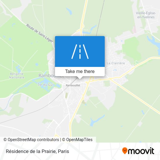 Résidence de la Prairie map