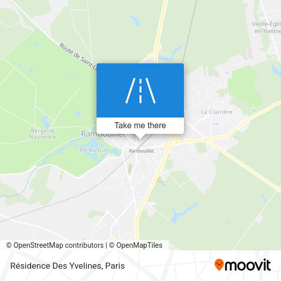 Résidence Des Yvelines map