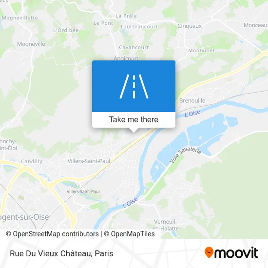 Rue Du Vieux Château map