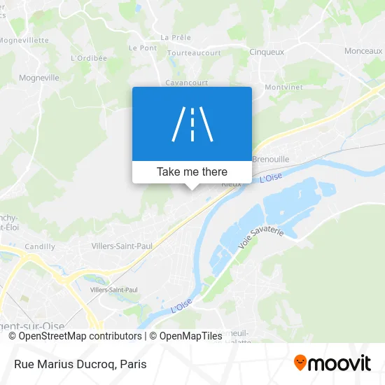 Rue Marius Ducroq map