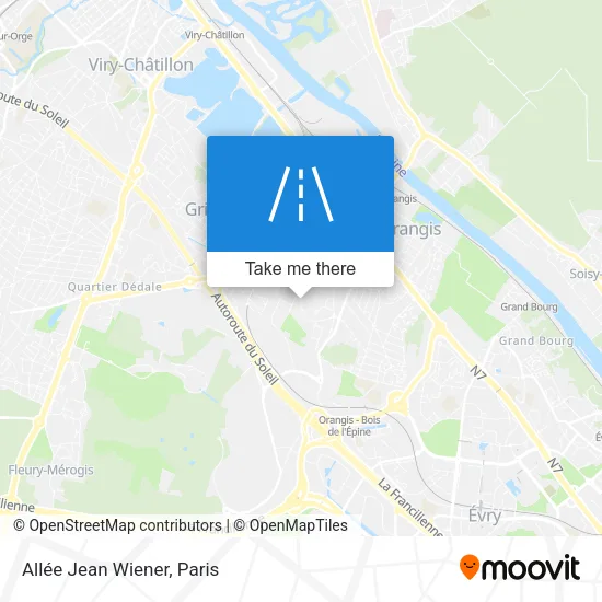 Allée Jean Wiener map