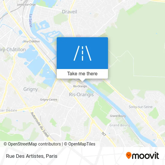 Rue Des Artistes map