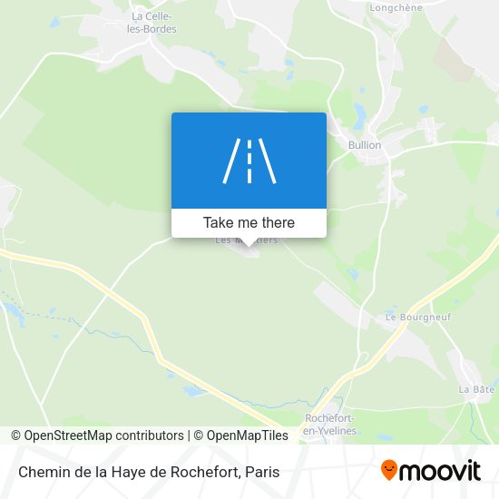 Chemin de la Haye de Rochefort map