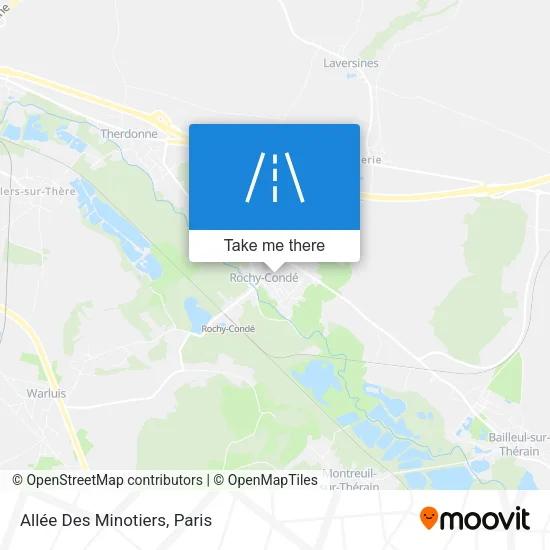 Allée Des Minotiers map
