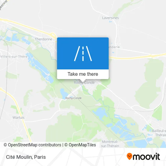Cité Moulin map