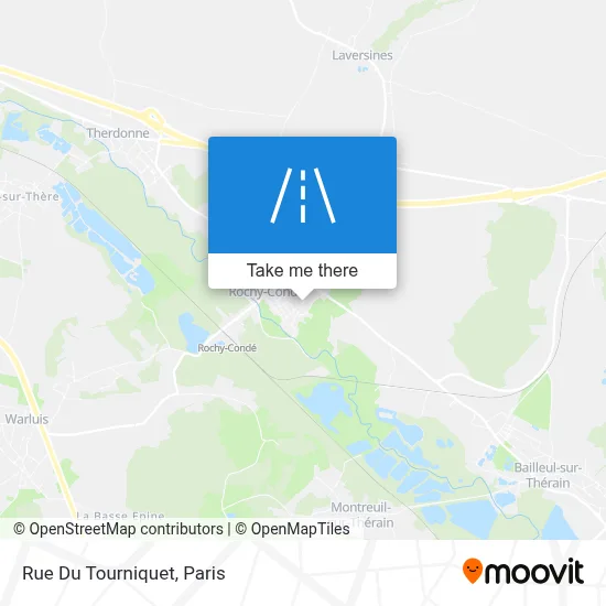 Rue Du Tourniquet map