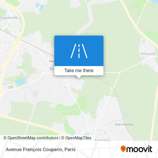 Avenue François Couperin map