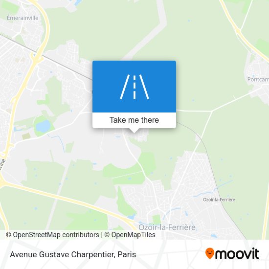 Avenue Gustave Charpentier map