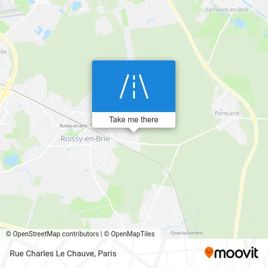 Rue Charles Le Chauve map