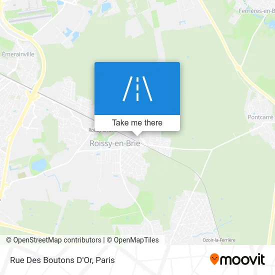 Rue Des Boutons D'Or map