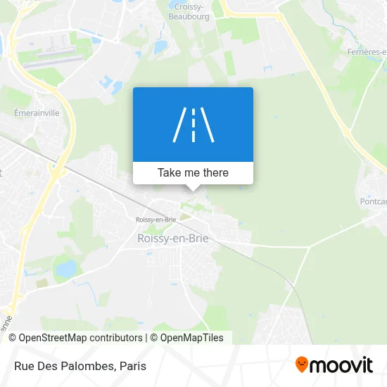 Rue Des Palombes map