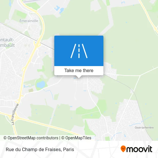 Rue du Champ de Fraises map