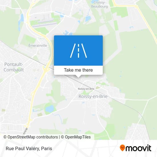 Rue Paul Valéry map