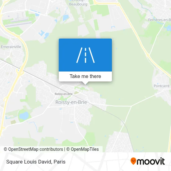 Square Louis David map