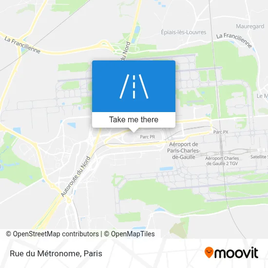 Rue du Métronome map