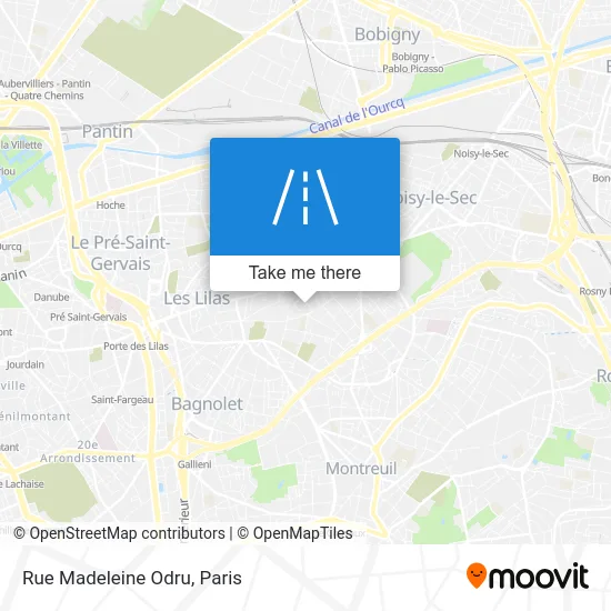 Rue Madeleine Odru map