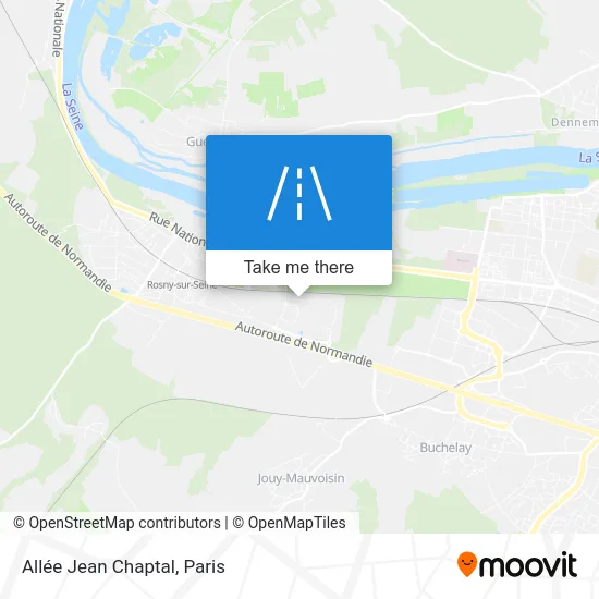 Allée Jean Chaptal map