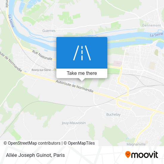 Allée Joseph Guinot map
