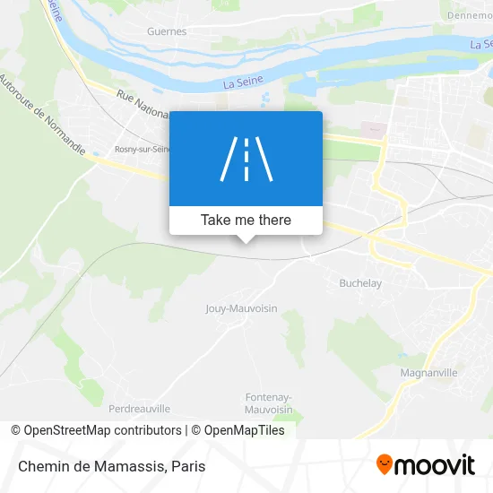 Chemin de Mamassis map