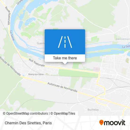 Chemin Des Sirettes map