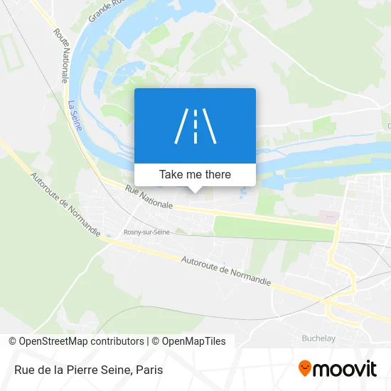 Rue de la Pierre Seine map