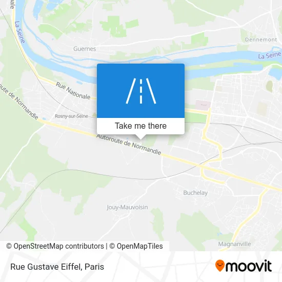 Rue Gustave Eiffel map