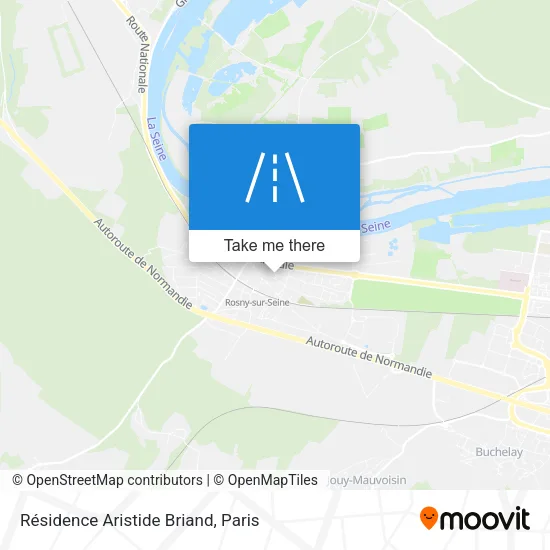Résidence Aristide Briand map