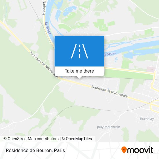 Résidence de Beuron map