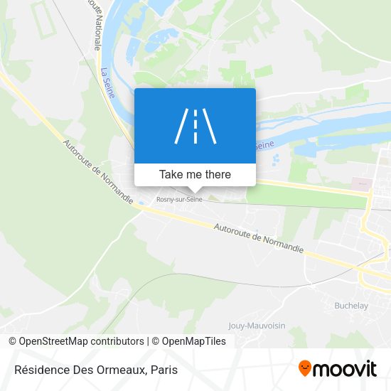 Résidence Des Ormeaux map