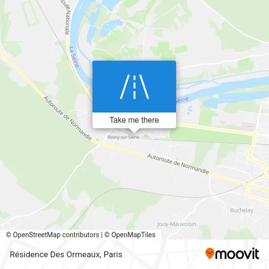 Résidence Des Ormeaux map
