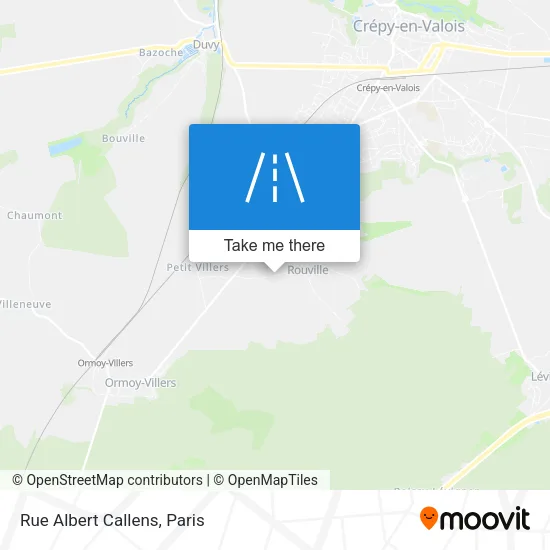 Rue Albert Callens map
