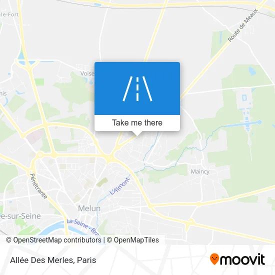 Allée Des Merles map