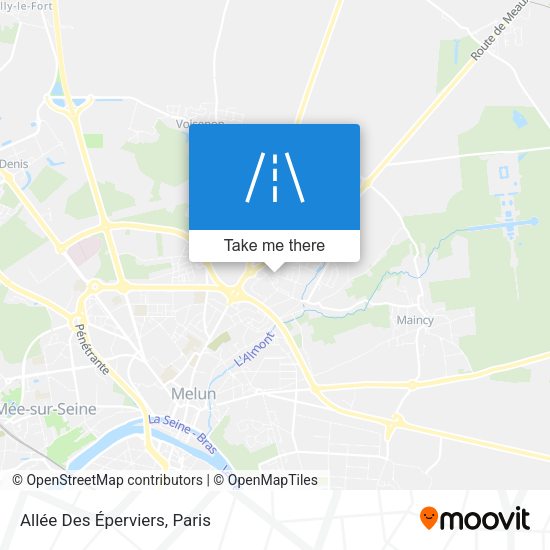 Allée Des Éperviers map