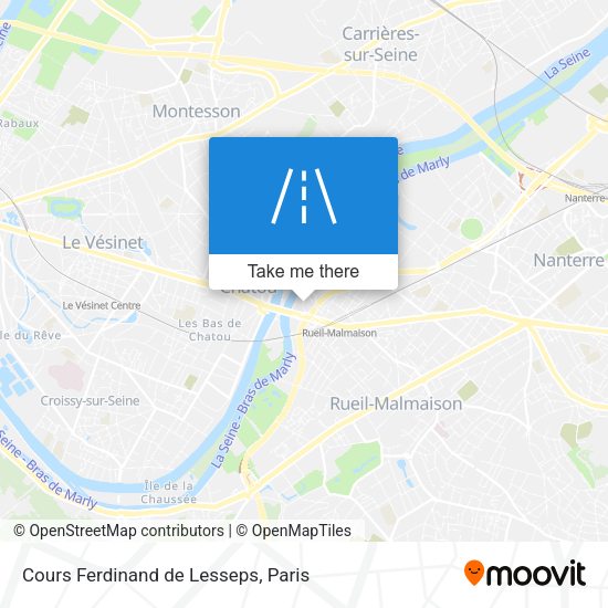 Cours Ferdinand de Lesseps map