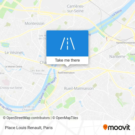 Place Louis Renault map